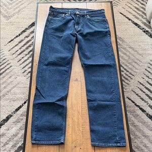 Levi's Dark Blue Straight Jeans